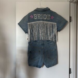 Western denim Bridal Party Outfit size m